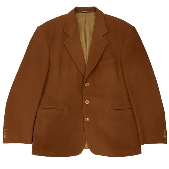 Vintage Boulevard Club Men’s Blazer Brown Sports Coat Wool Cashmere Size… - Picture 16 of 16